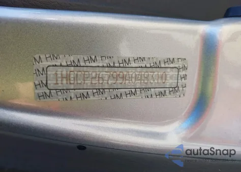 2009 Honda Accord 2.4 Ex z USA, uszkodzony, nr VIN 1HGCP26799A048310